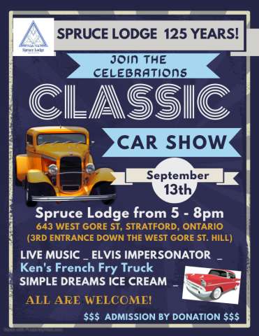 Classic Car Show Poster 